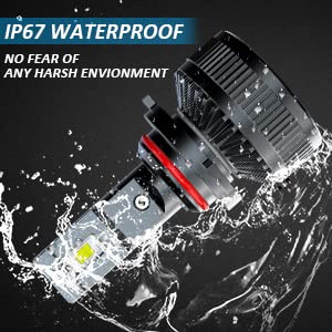 H7 LED Canbus Bulb 130W 26000LM, CPS 6500K Chip 400% Bright, 9-60 V, Works for Both Cars and Trucks, Works with Both Lenticular and Without Lenticulars, LED Lamp Lights 2 Pieces