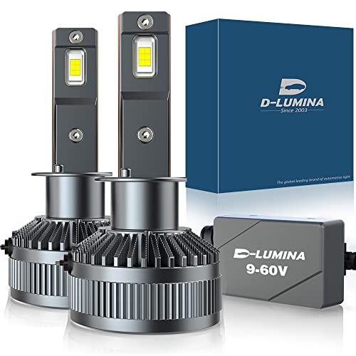 H7 LED Canbus Bulb 130W 26000LM, CPS 6500K Chip 400% Bright, 9-60 V, Works for Both Cars and Trucks, Works with Both Lenticular and Without Lenticulars, LED Lamp Lights 2 Pieces