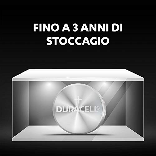 Duracell Batterie a moneta al litio 2025 da 3 V (confezione da 4) - Fino al 70% di extra durata - Tecnologia Baby Secure - Pila per chiavi auto, orologi fitness, occhiali 3D