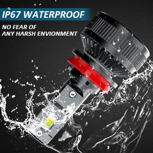 H7 LED Canbus Bulb 130W 26000LM, CPS 6500K Chip 400% Bright, 9-60 V, Works for Both Cars and Trucks, Works with Both Lenticular and Without Lenticulars, LED Lamp Lights 2 Pieces