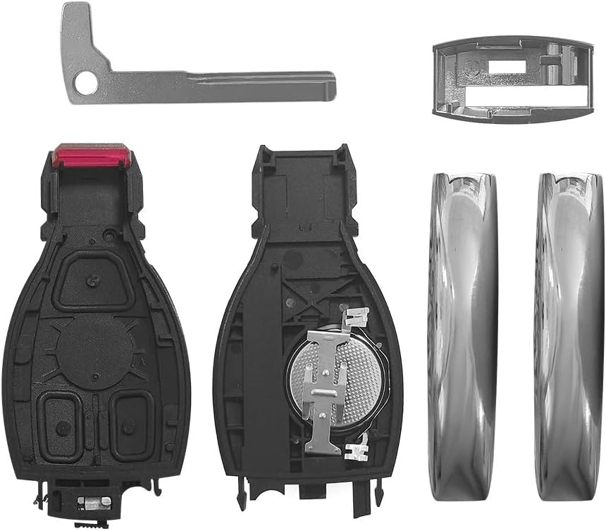 Chiave auto a distanza Controllo remoto telecomando radiocomando portachiavi per Mercedes Benz A B S E Class W203 W204 W205 W210 W211 W212 W221 W222 Support