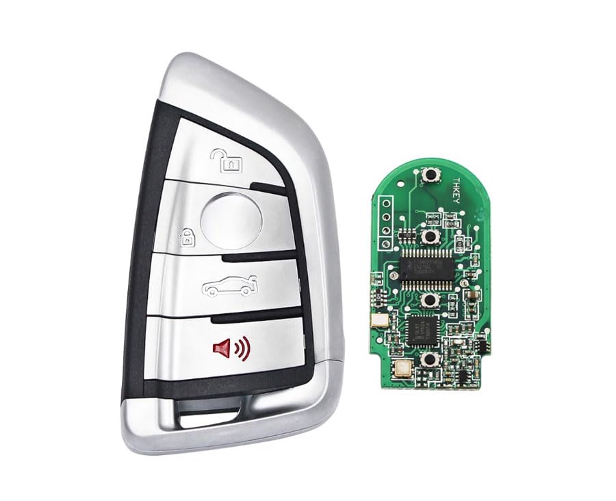Chiave auto a distanza 868Mhz ID49 PCF7945 elettronica per BMW 1 3 5 7 Serie X1 X3 X5 X6 X7 F30 F20 F10 F CAS4 CAS4+ FEM 2011-2017 Telecomando chiave dell'auto guscio portachiavi ricambio