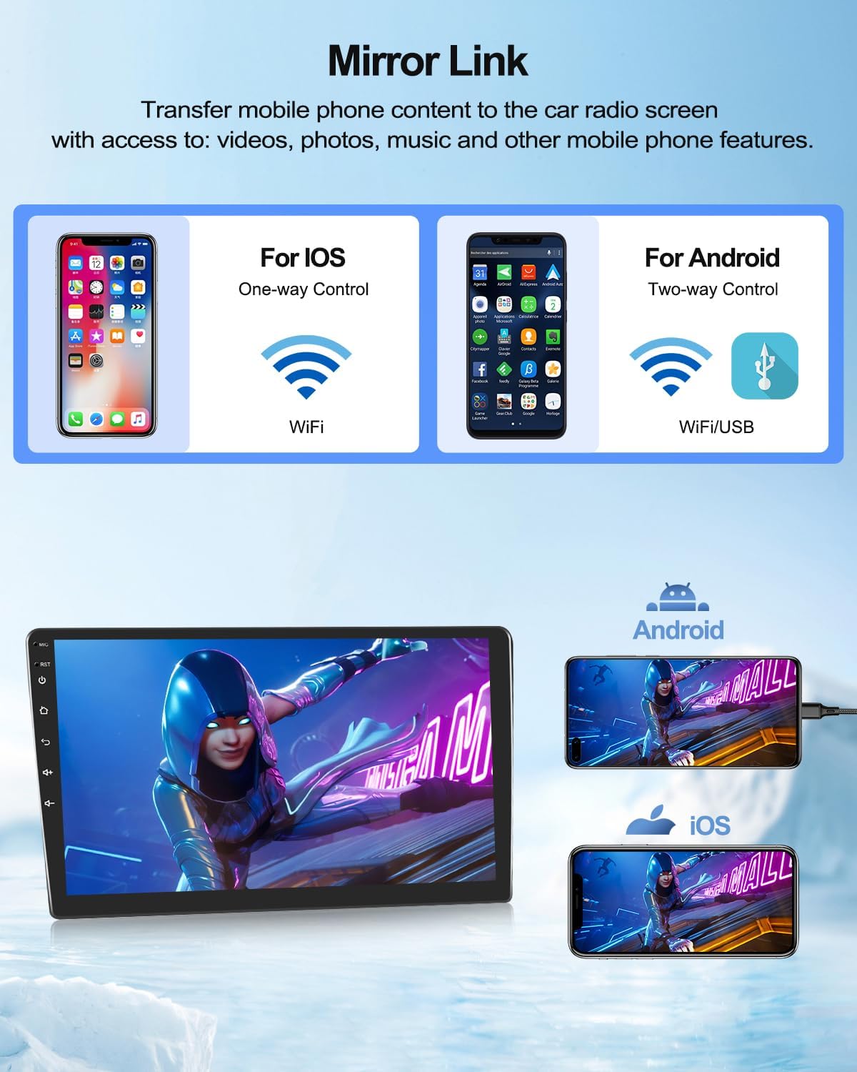 Autoradio con Navigatore per VW Beetle 2004-2010,2G+64G CAMECHO Android 12 Schermo da 9 Pollici Stereo 2 Din con Carplay Android Auto Mirror Link RDS WiFi Bluetooth +Telecamera Posteriore