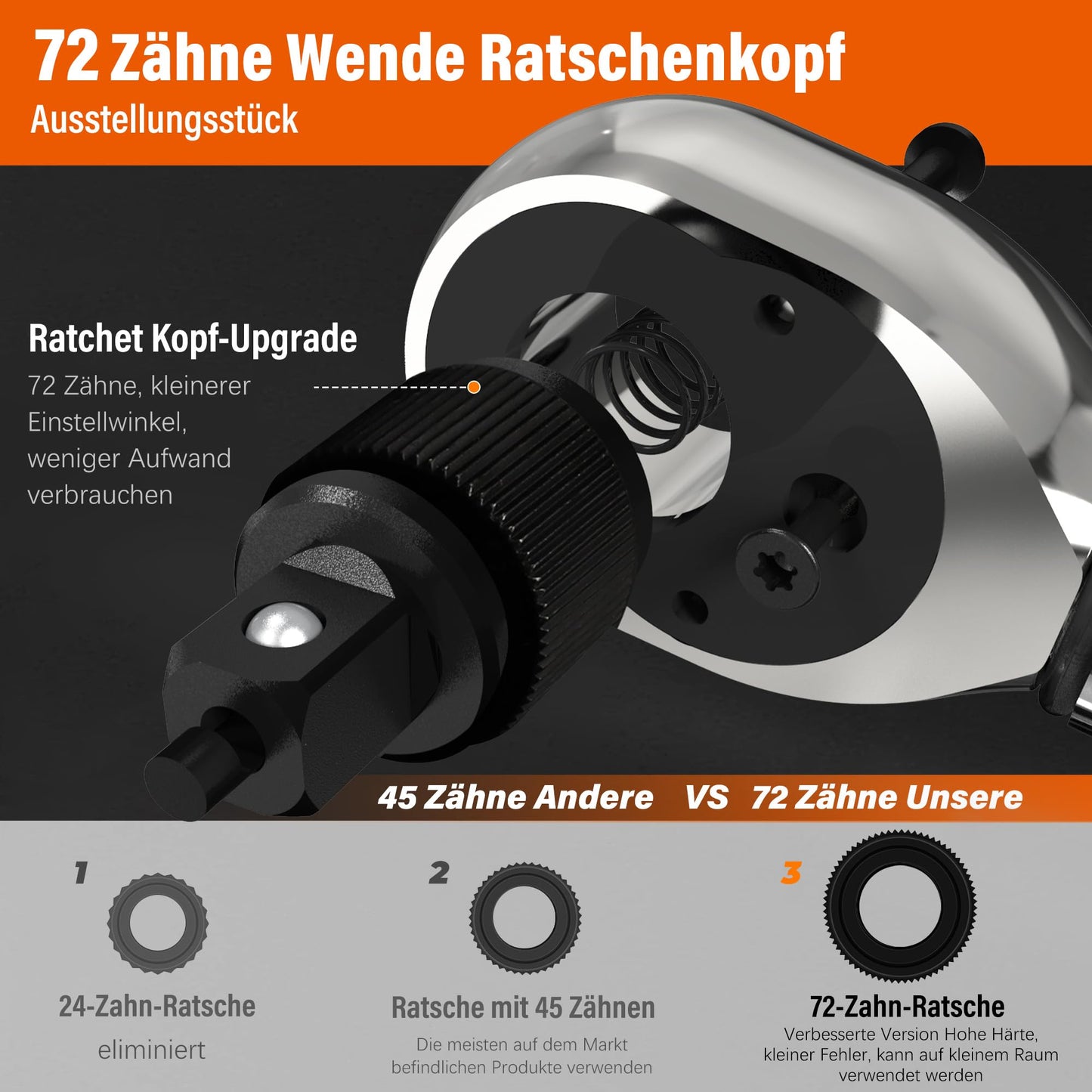 Chiave Dinamometrica Bici, Set Chiavi a Cricchetto 1/4 di Pollice 2-24 Nm, Cricchetto Reversibile a 72 Denti, Precisione di Errore ± 3%, con Adattatore da 3/8", Punte Phillips Hex e Torx