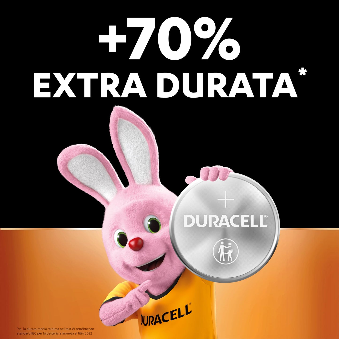 Duracell Batterie a moneta al litio 3V CR2032 (4 pz.) - Fino a +70% di durata - Tecnologia Baby Secure - Per Apple AirTag, chiavi auto, dispositivi domestici, sportivi e medici - A prova di bimbo