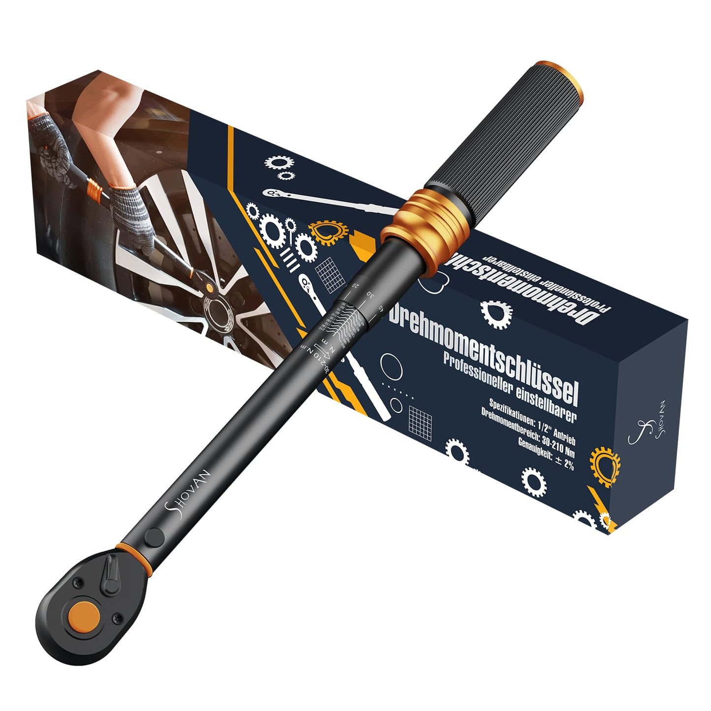 Chiave Dinamometrica Bici, Set Chiavi a Cricchetto 1/4 di Pollice 2-24 Nm, Cricchetto Reversibile a 72 Denti, Precisione di Errore ± 3%, con Adattatore da 3/8", Punte Phillips Hex e Torx