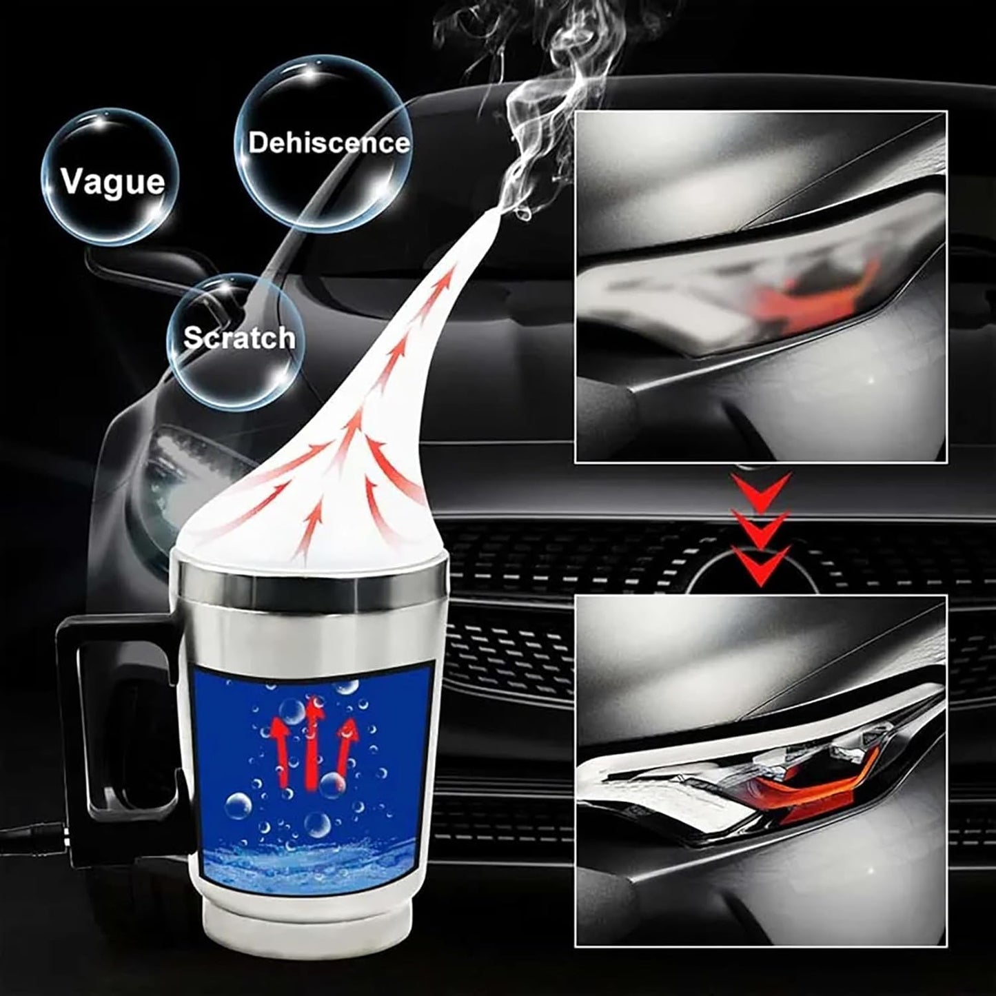 Kit Riparazione fari per Auto opachi - Pulizia e lucidatura fari Facili e veloci - Kit Completo per Un restauro Perfetto e duraturo