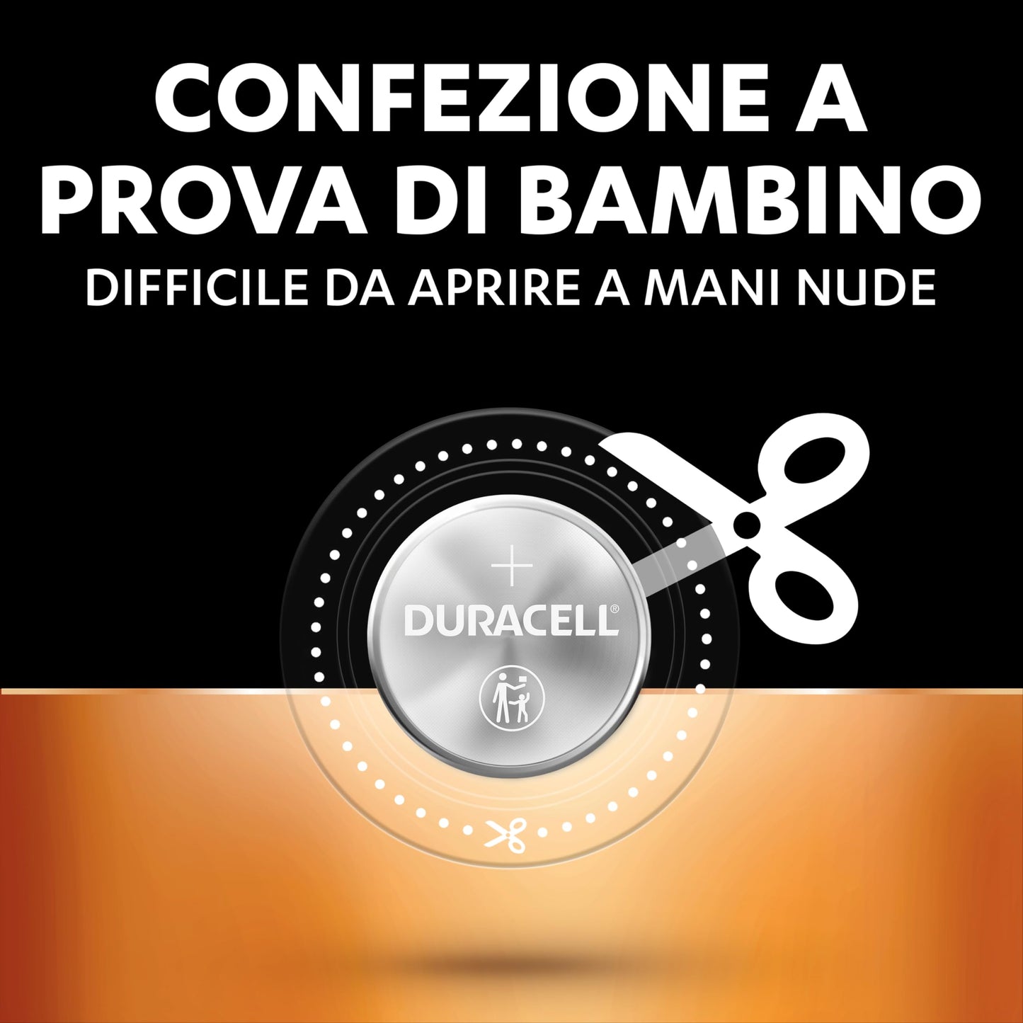 Duracell Batterie a moneta al litio 2025 da 3 V (confezione da 4) - Fino al 70% di extra durata - Tecnologia Baby Secure - Pila per chiavi auto, orologi fitness, occhiali 3D