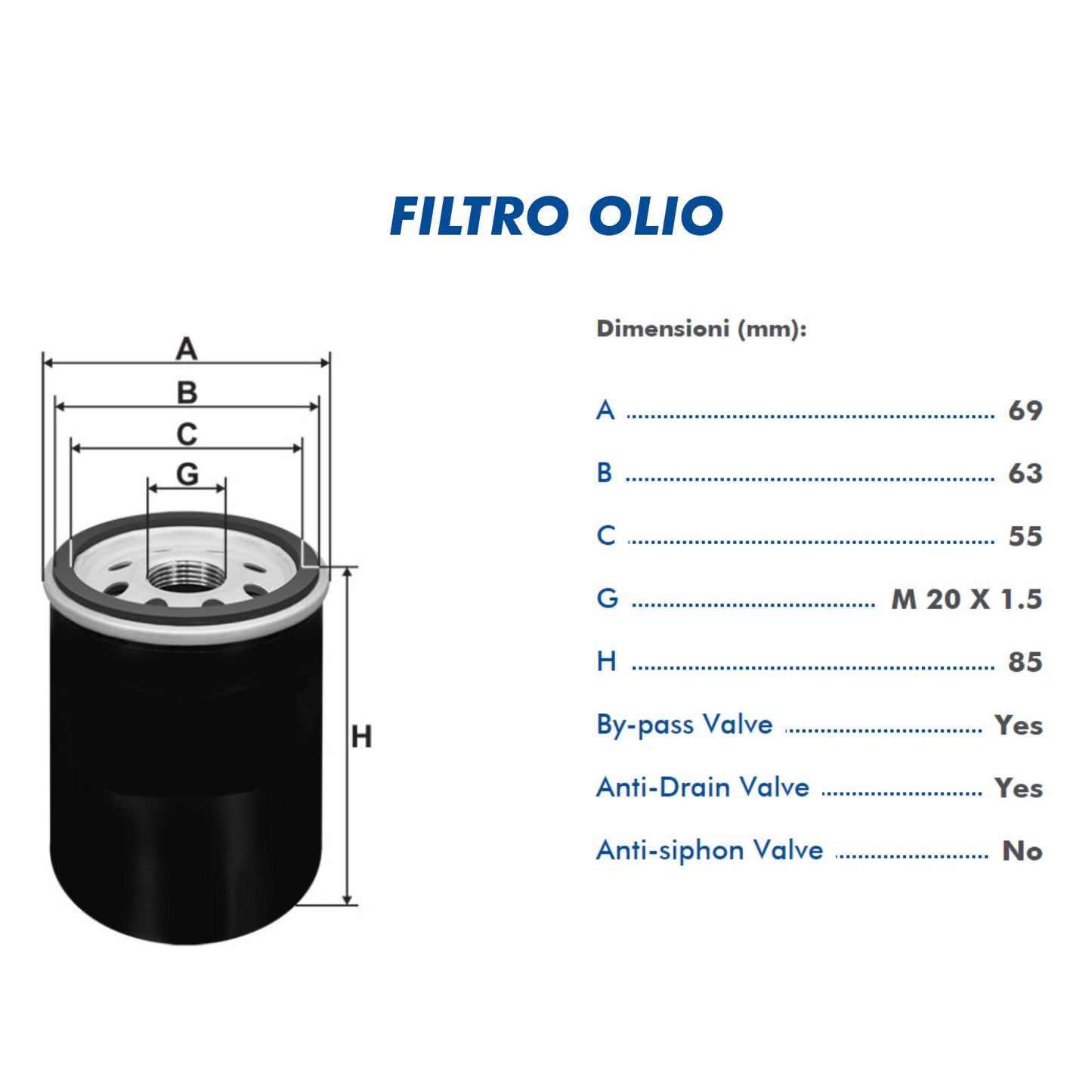 KIT TAGLIANDO + 4 CANDELE FIAT 500 PANDA 312 - 1.2 BENZINA 44 51 KW 60 69 CV