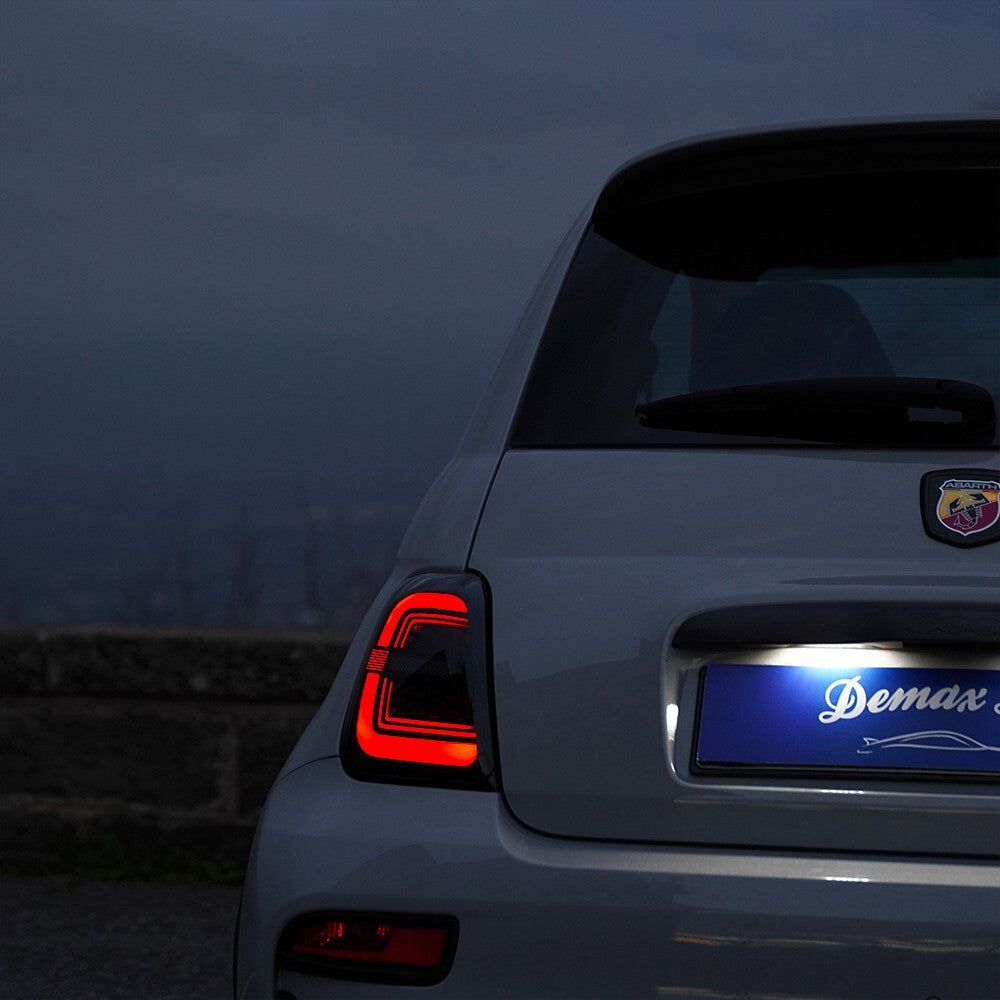 Fari Posteriori LED Abarth/Fiat 500 (2016–2024) – Facelift – Set Completo
