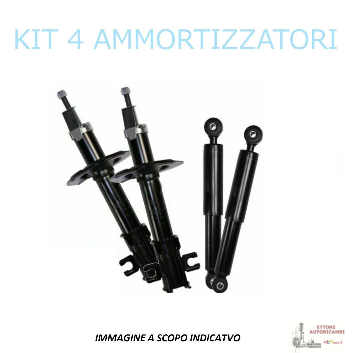 KIT 4 AMMORTIZZATORI TOYOTA AYGO 06 2ANTERIORI+2POSTERIORI
