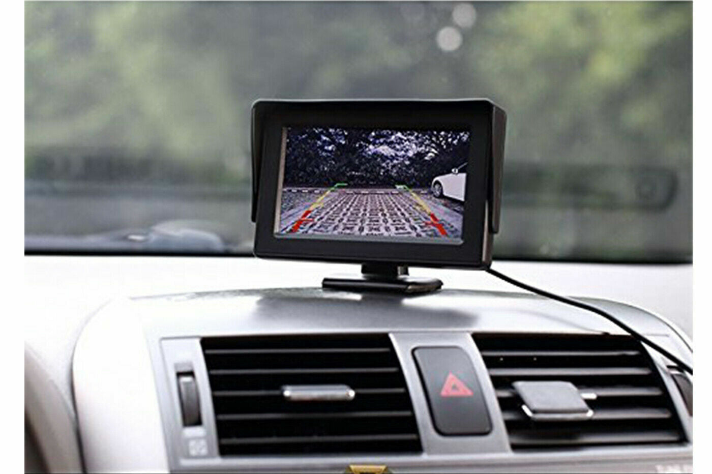 MONITOR 4.3" KIT TELECAMERA RETROMARCIA AUTO RETROCAMERA CAMERA TELECAMERA PORT