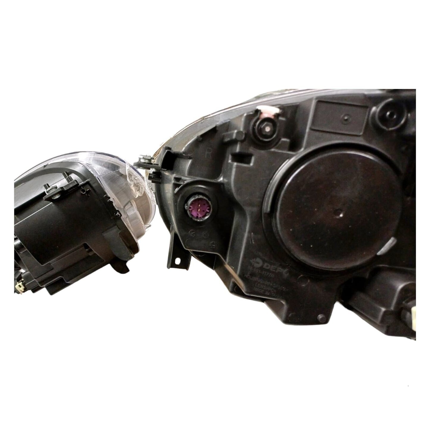 COPPIA FARI ANTERIORI FANALI PROIETTORI SUPERIORI DX SX FIAT 500X DEPO NO LED