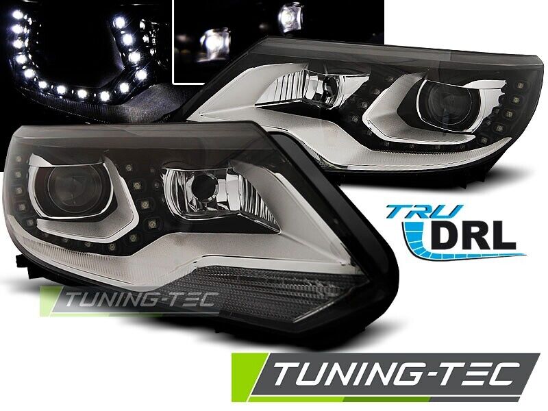 FARI ANTERIORI LED PER VW TIGUAN 11-15 FANALI NEW HEADLIGHTS