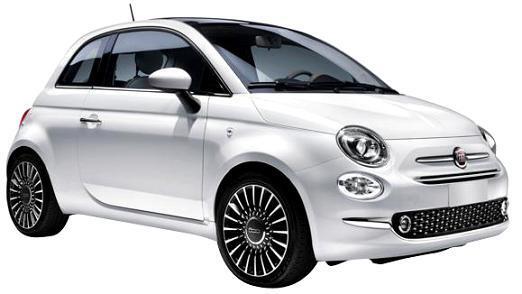 COPPIA FARI PROIETTORI FANALI ANT. SUPERIORI DX E SX H7 FIAT NUOVA 500 '2007-15>