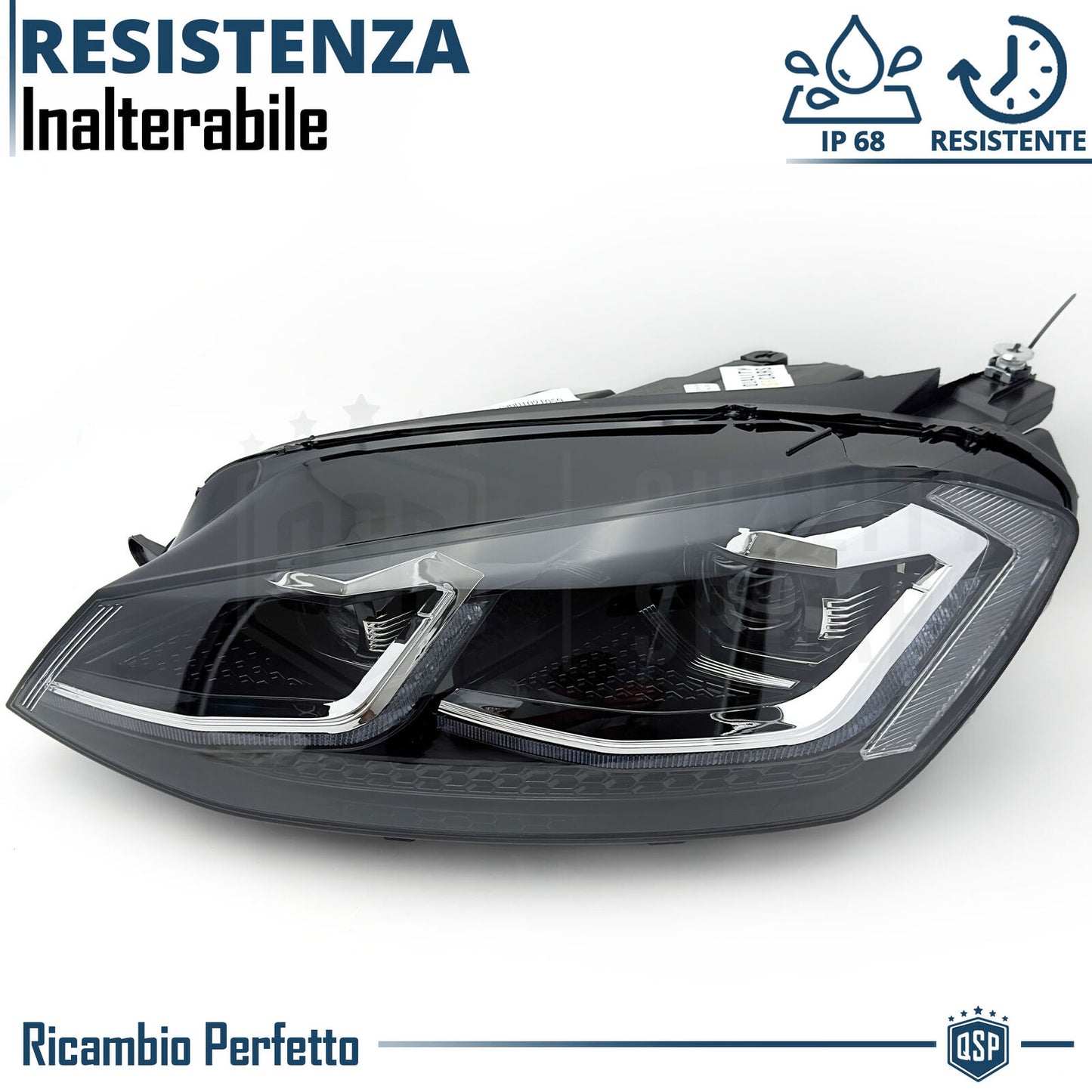 FARI LED Per Golf 7 Anteriori TRASFORMAZIONE in Golf 7.5 Restyling PLUG & PLAY