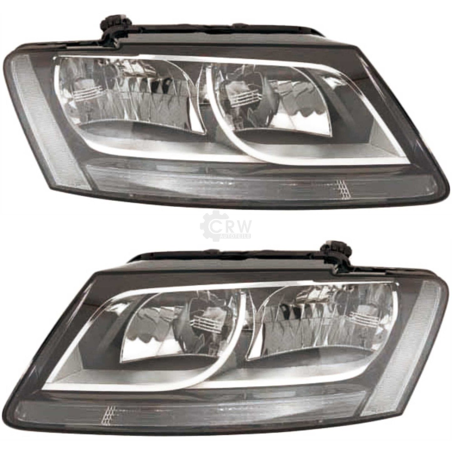 Set Di Fari Alogeni Con Motore Per Audi Q5 8R Anno 11.08-12.12 H7 H7