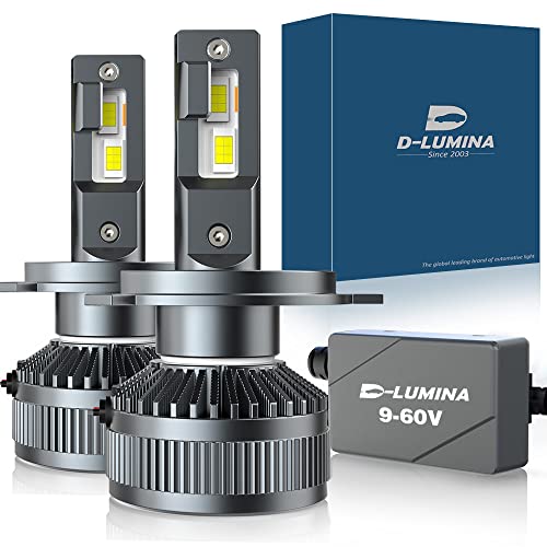 H7 LED Canbus Bulb 130W 26000LM, CPS 6500K Chip 400% Bright, 9-60 V, Works for Both Cars and Trucks, Works with Both Lenticular and Without Lenticulars, LED Lamp Lights 2 Pieces