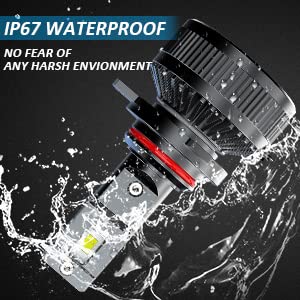H7 LED Canbus Bulb 130W 26000LM, CPS 6500K Chip 400% Bright, 9-60 V, Works for Both Cars and Trucks, Works with Both Lenticular and Without Lenticulars, LED Lamp Lights 2 Pieces