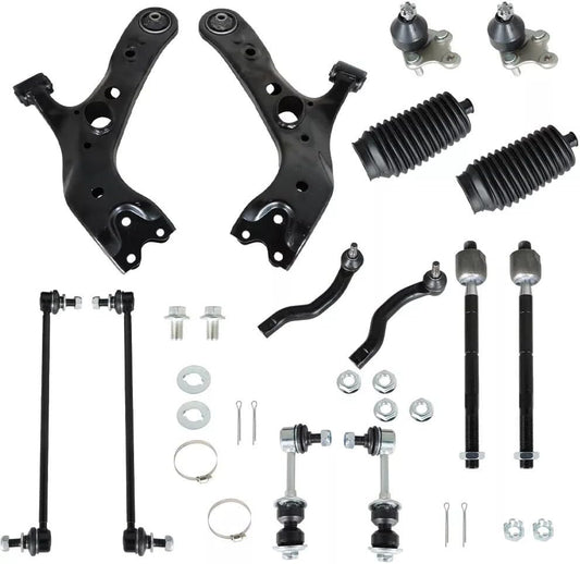 Kit Braccio di Controllo 14pcs Inferiore Anteriore per Toyota per RAV4 per 06-18  [ Facile da sostituire ]