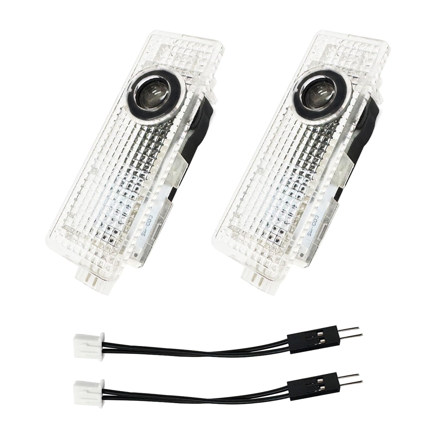 Set di 4 luci a LED di proiezione con HD-Ghost Shadow luci di benvenuto per porte A/B/C/E/M/ML/GLA/GLC/GLE/GLS classe Plug-and-Play