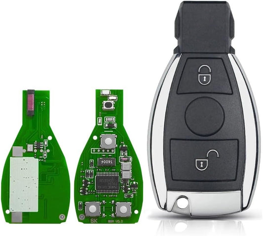 Chiave auto a distanza Controllo remoto telecomando radiocomando portachiavi per Mercedes Benz A B S E Class W203 W204 W205 W210 W211 W212 W221 W222 Support