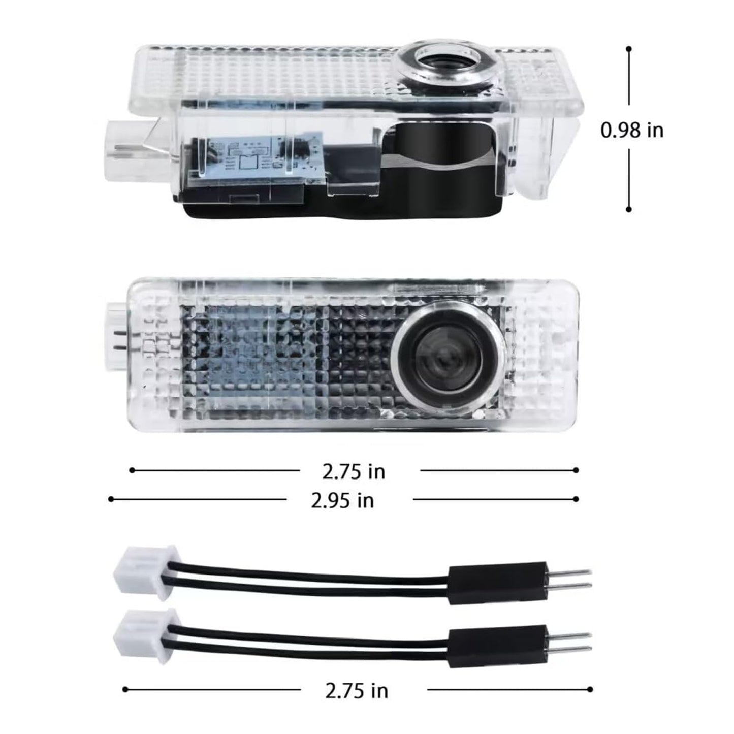 Set di 4 luci a LED di proiezione con HD-Ghost Shadow luci di benvenuto per porte A/B/C/E/M/ML/GLA/GLC/GLE/GLS classe Plug-and-Play
