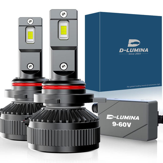 D-Lumina Lampadina H7 LED Canbus 130W 26000LM, CPS 6500K chip 400% brillante, 9-60V, Funziona Sia Per Auto Che Camion, Funziona Sia Con Lenticolari Che Senza Lenticolari,LED Lampada Luci 2 pezzi
