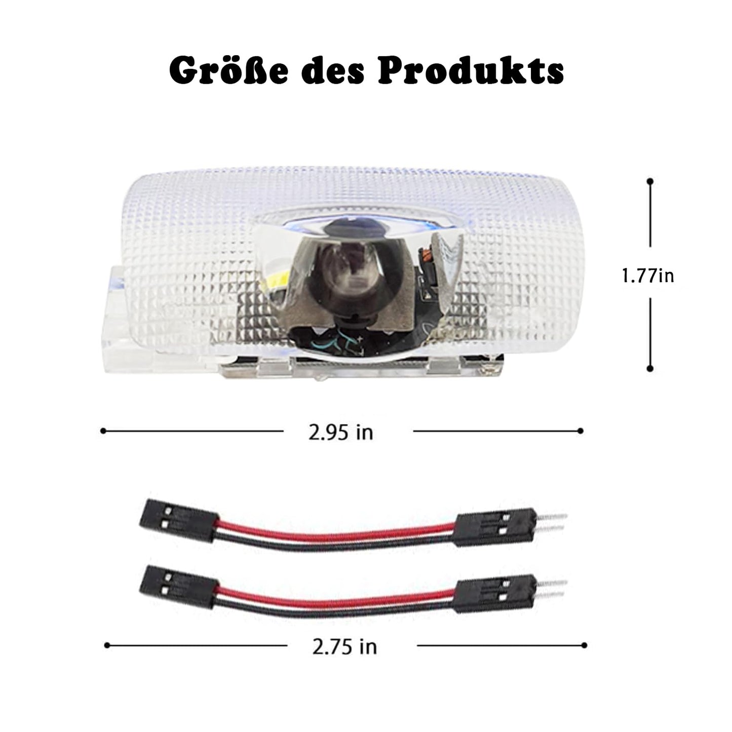 Set di 4 luci a LED di proiezione con HD-Ghost Shadow luci di benvenuto per porte A/B/C/E/M/ML/GLA/GLC/GLE/GLS classe Plug-and-Play
