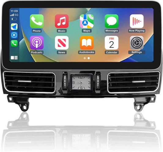 Carplay Touchscreen Auto Radio Road Top 12,3 pollici  per Mercedes Benz ML GL W166 X166 2012-2015 Anno con NTG4.5/4.7 Sistema, Supporto Senza fili Android Auto, Mirrorlink