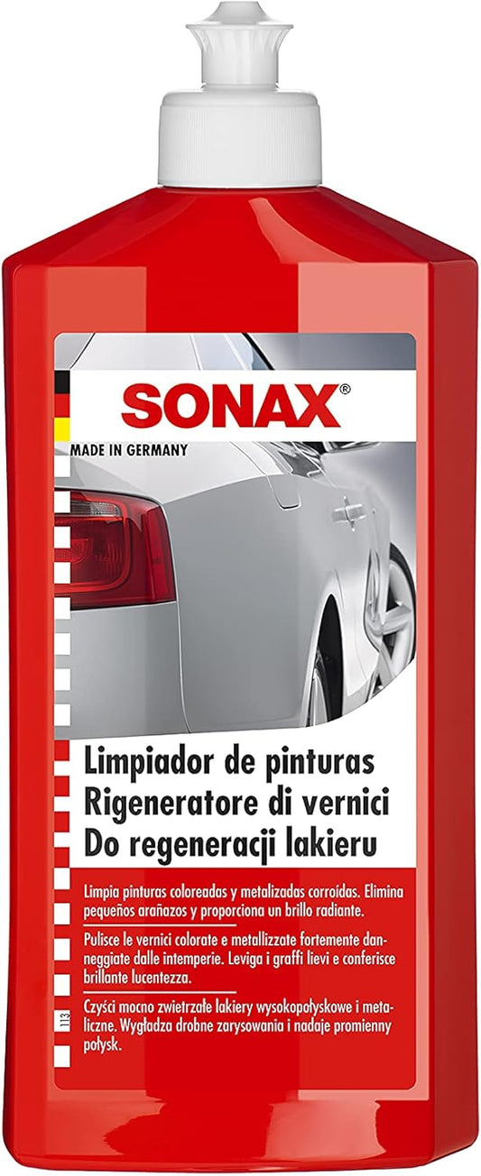 SONAX Rigeneratore di vernici (500 ml) potente lucidante per lacche colorate e metalliche opache e fortemente alterate | Art. N. 03022000-820