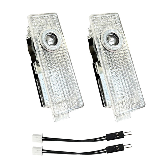 Set di 4 luci a LED di proiezione con HD-Ghost Shadow luci di benvenuto per porte A/B/C/E/M/ML/GLA/GLC/GLE/GLS classe Plug-and-Play