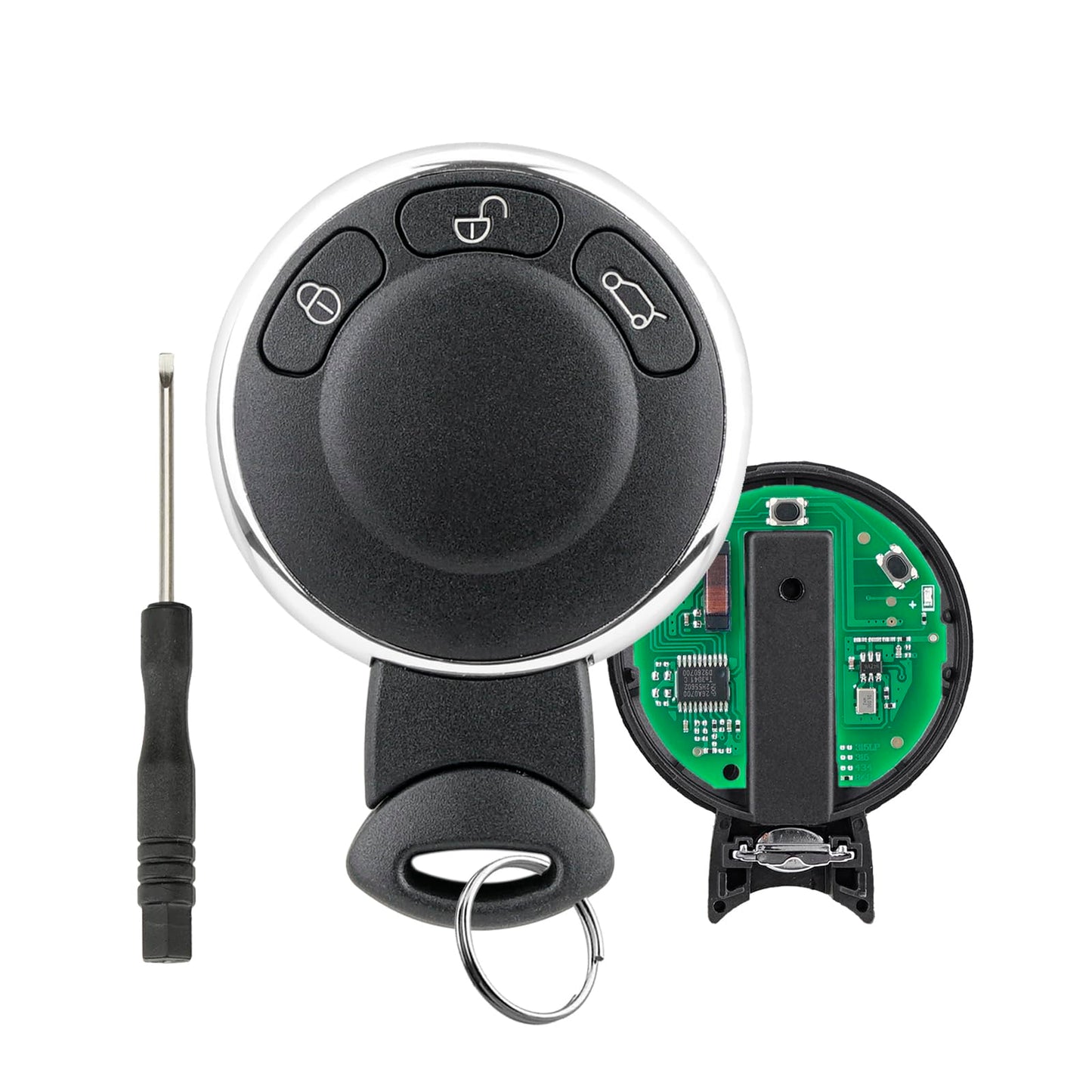Chiave 3 pulsanti telecomando portachiavi 868MHZ ID46 Chip per BMW Mini Cooper 2007-2014 FCCID: KR55WK49333 NO Keyless go
