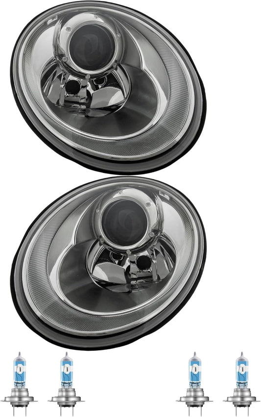 Set di fari New Beetle 9C1 1C1 1Y7 destro e sinistro H7/H7 con lampade incluse