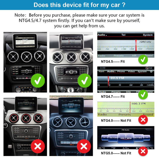 Autoradio da 10,25 pollici per Mercedes Benz Classe A/B GLA CLA W176 W246 C117 X117 X156 2013-2015 con NTG 4.5/4.7, supporta Apple Carplay/Android Auto/Mirrorlink
