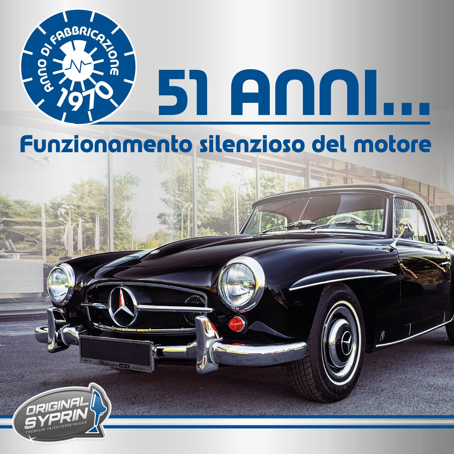 SYPRIN Pulitore Iniettori Diesel, ottimizza e pulisce iniettori, ugelli di iniezione, filtri antiparticolato Diesel, Dpf - additivo 1x500ml