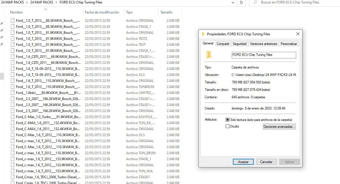 ECU TUNING FILES /STAGE 1/ STAGE 2 [16,4GB]24 MAP
