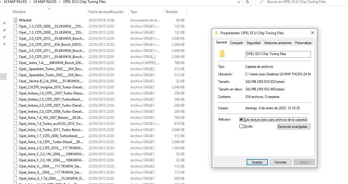 ECU TUNING FILES /STAGE 1/ STAGE 2 [16,4GB]24 MAP