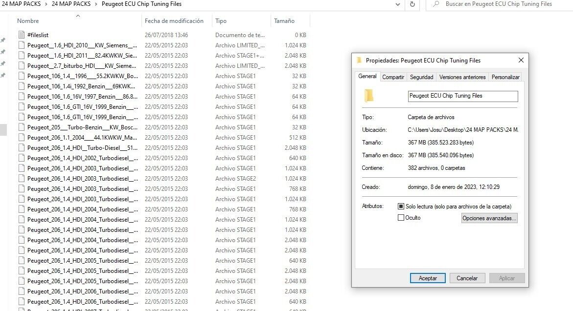 ECU TUNING FILES /STAGE 1/ STAGE 2 [16,4GB]24 MAP