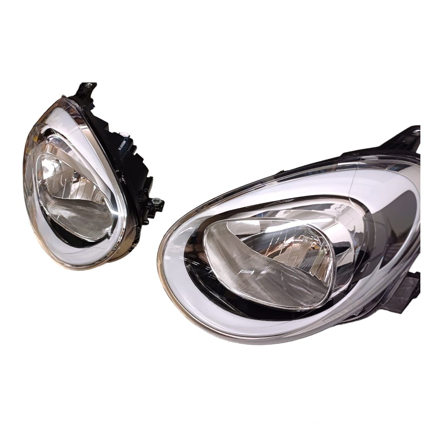 COPPIA FARI ANTERIORI FANALI PROIETTORI SUPERIORI DX SX FIAT 500X DEPO NO LED