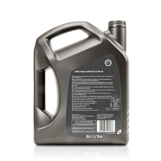 OLIO MOTORE AUTO Shell 5W30 Helix Ultra ECT C3 - 5 LT Litri -OFFERTISSIMA
