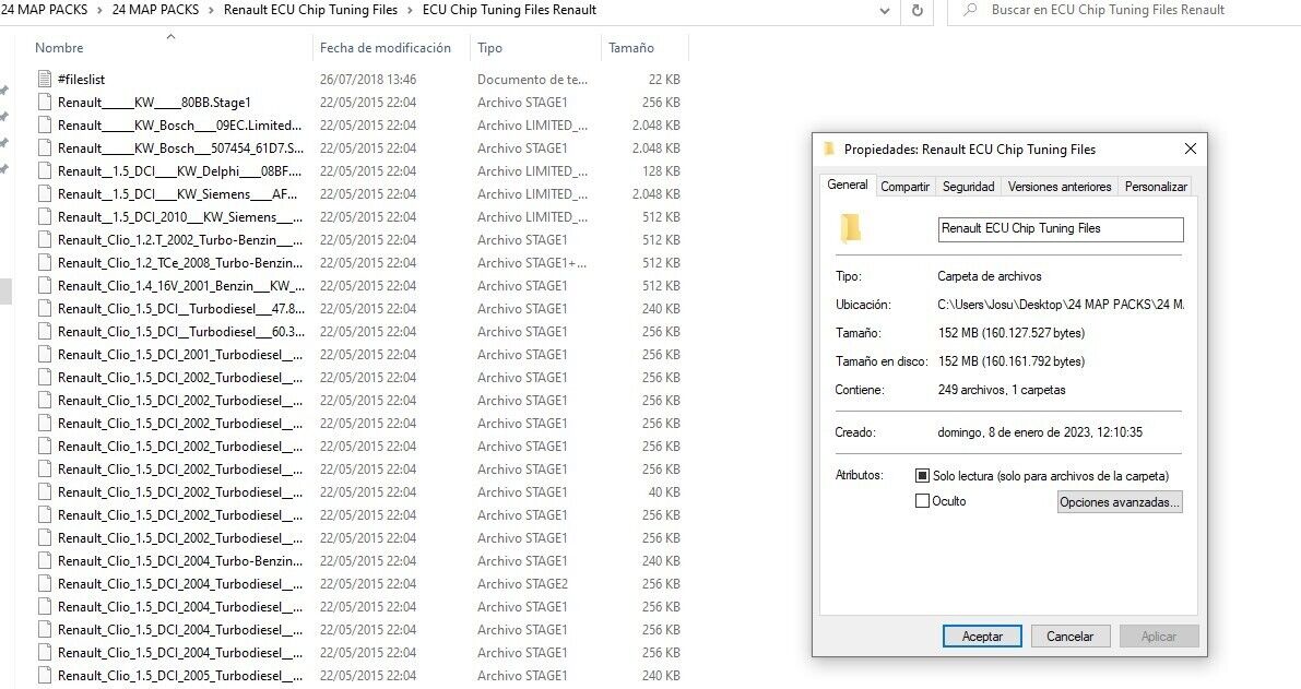 ECU TUNING FILES /STAGE 1/ STAGE 2 [16,4GB]24 MAP