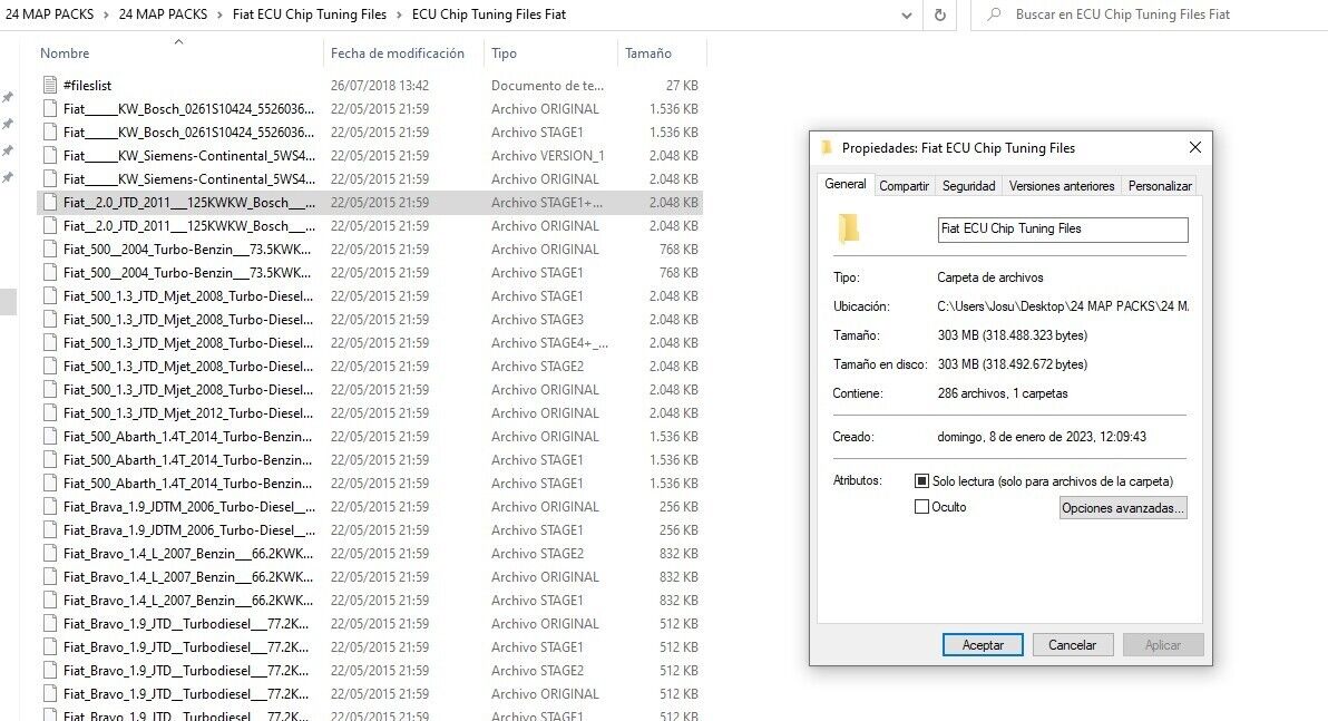 ECU TUNING FILES /STAGE 1/ STAGE 2 [16,4GB]24 MAP