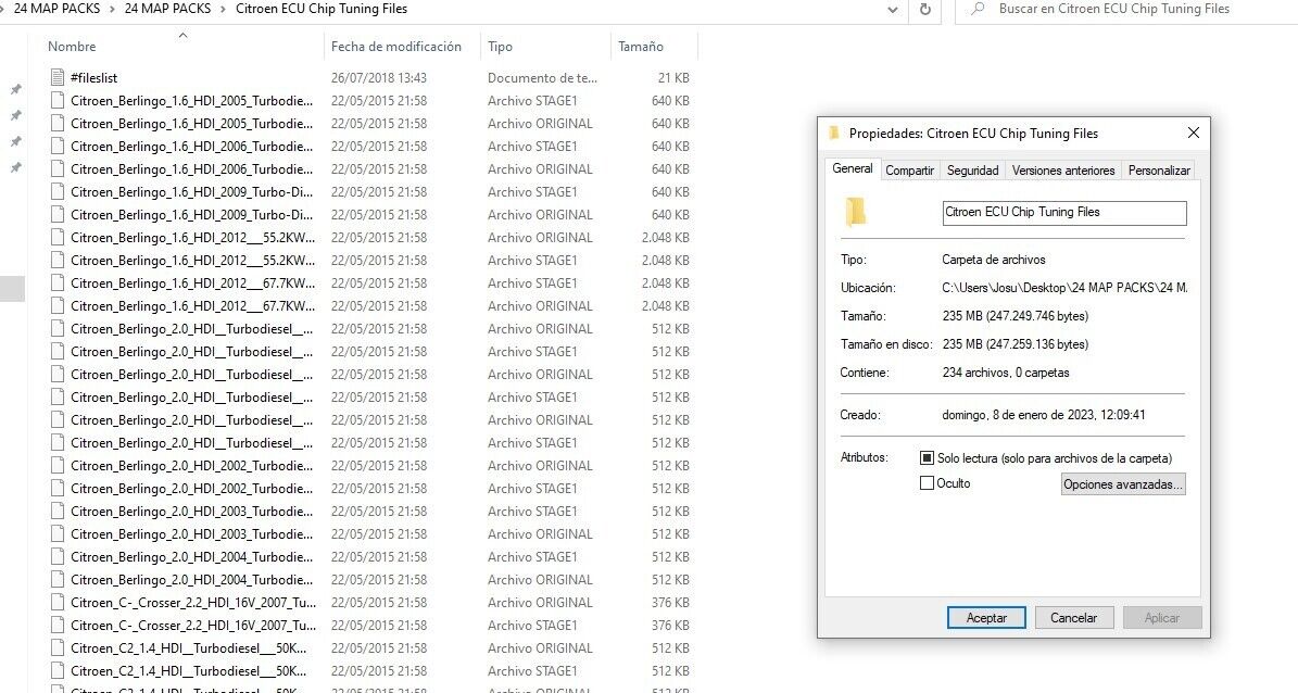 ECU TUNING FILES /STAGE 1/ STAGE 2 [16,4GB]24 MAP