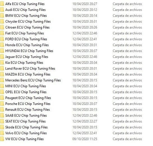 ECU TUNING FILES /STAGE 1/ STAGE 2 [16,4GB]24 MAP
