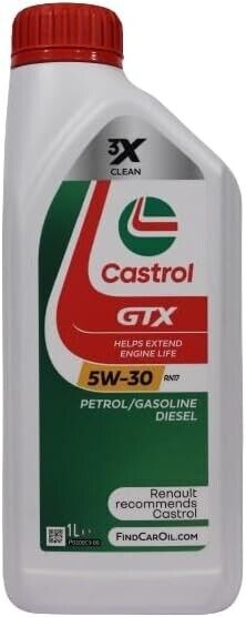 OLIO MOTORE 5W-30 CASTROL GTX RN17 Acea C3 RN17- 5 LITRI OFFERTISSIMA