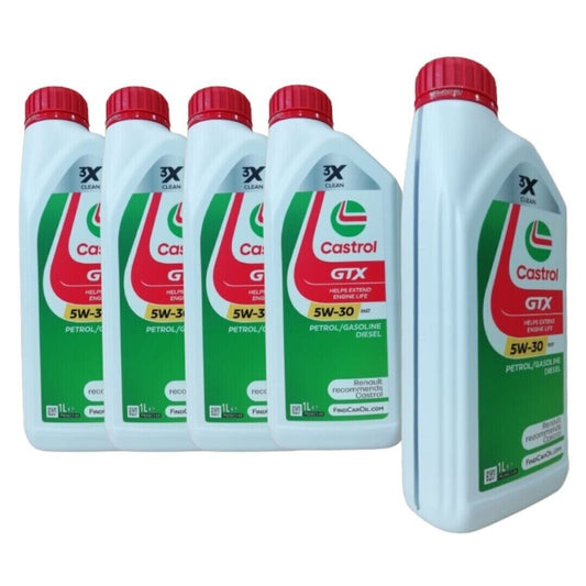 OLIO MOTORE 5W-30 CASTROL GTX RN17 Acea C3 RN17- 5 LITRI OFFERTISSIMA