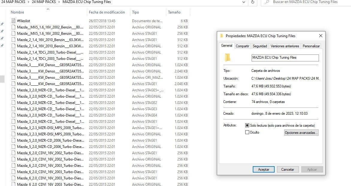 ECU TUNING FILES /STAGE 1/ STAGE 2 [16,4GB]24 MAP