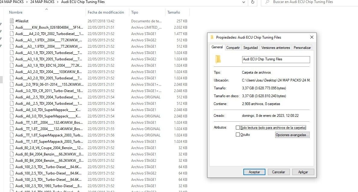 ECU TUNING FILES /STAGE 1/ STAGE 2 [16,4GB]24 MAP