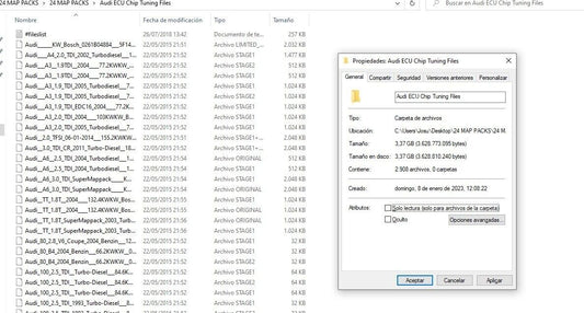 ECU TUNING FILES /STAGE 1/ STAGE 2 [16,4GB]24 MAP
